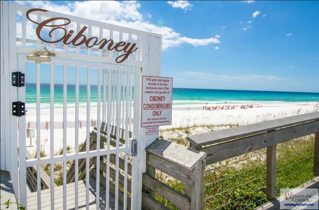 Enjoy Private Beach Access to the Sugar-White sands of Miramar Beach, FL near Destin